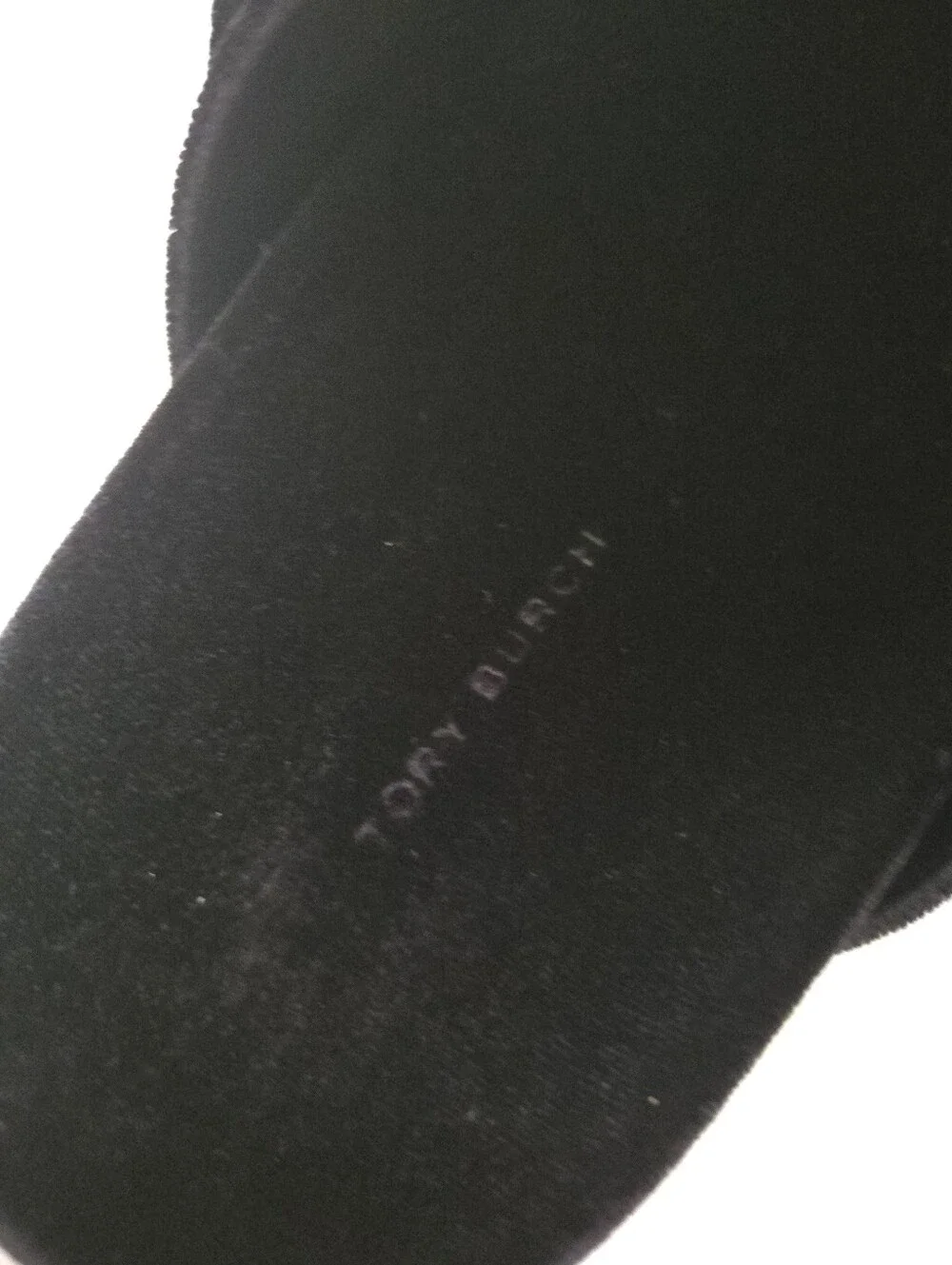 NWT Tory Burch Mellow Pave Slides - Black